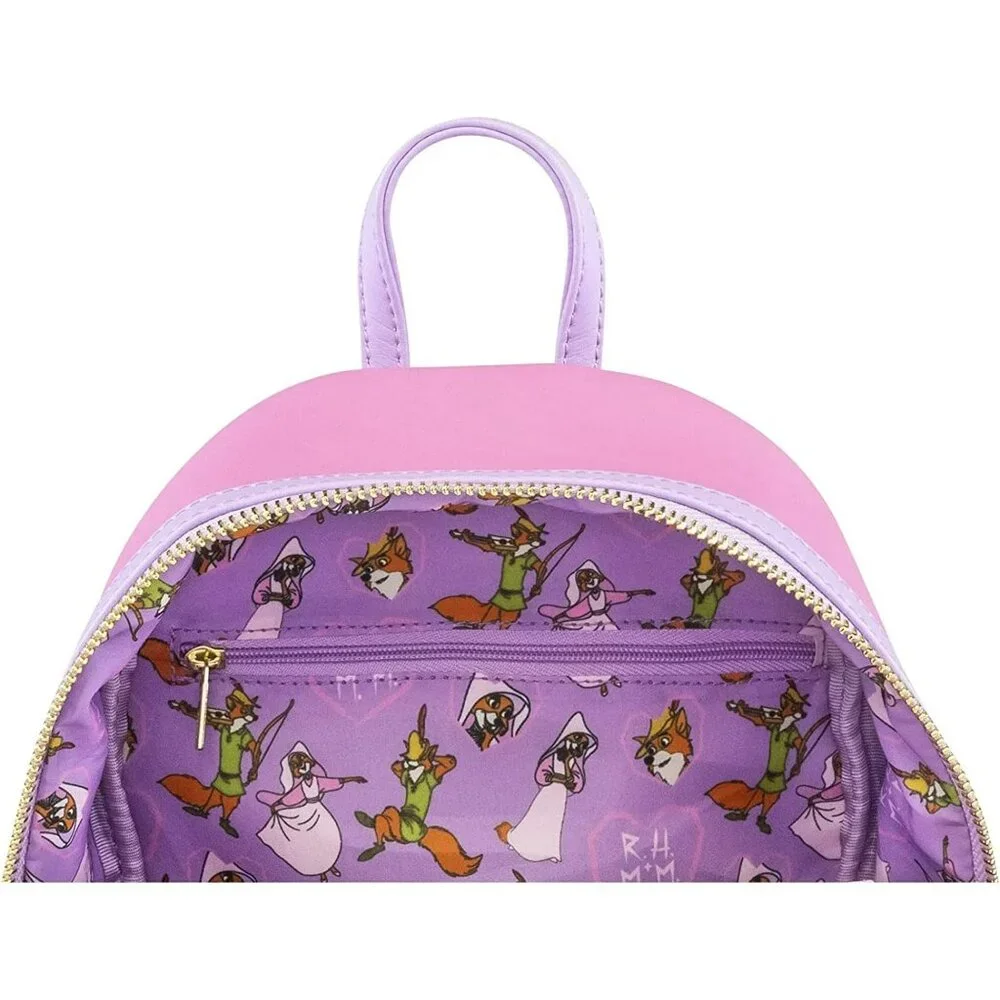 Loungefly Disney Robin Hood Maid Marion Figural Mini Backpack and Wallet NWT​​